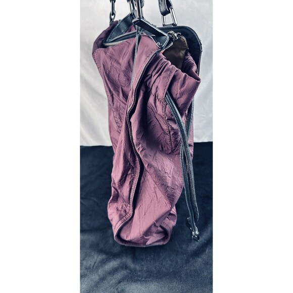 BURBERRY BUCKLEIGH NYLON PURPLE TOTE BAG* - Picture 4 of 16